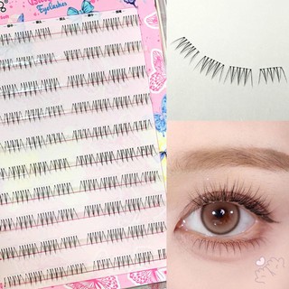Lông mi phân đoạn dưới tự nhiên Wispy nữ dưới lông mi giả
