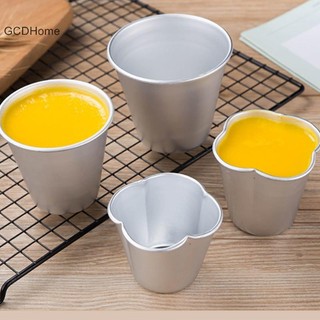 Gcdhome 1 Khuôn Pudding Cup Bánh Sáo Chống Dính Jelly Pan Khuôn Làm Nóng Nhanh Hợp Kim Nhôm Nướng Khuôn Nóng