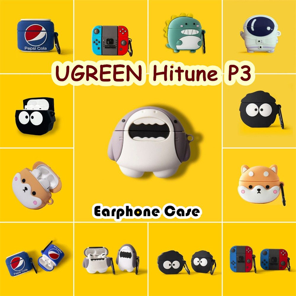 [Ngôi sao tương lai] Dành cho Vỏ UGREEN Hitune P3 Vỏ tai nghe silicon mềm hoạt hình sáng tạo Vỏ NO.1