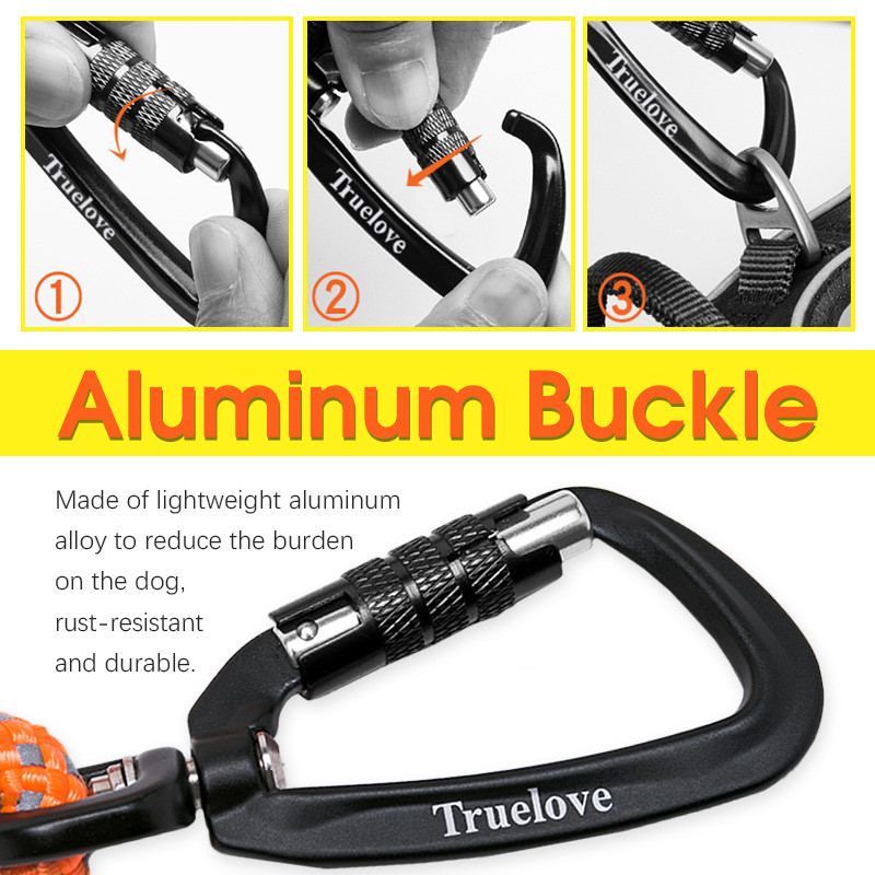 TRUELOVE Dây Nylon Chó Dây Xích Thú Cưng Chạy Cho Chó Lớn Vừa Phản Quang Có Tay Cầm Mềm Đi Bộ Thú Cưng Dây Dẫn Phụ Kiện Thú Cưng
