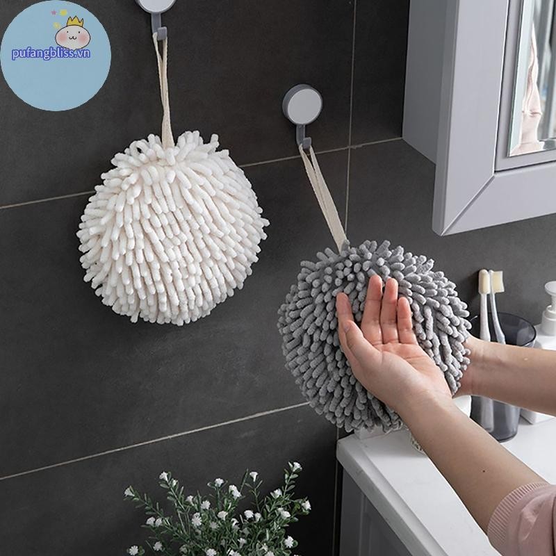 Pufangbliss Nhanh Khô Mềm Thấm Hút Khăn Microfiber Khăn Tay Nhà Bếp Phòng Tắm Khăn Tay Có Vải Vệ Sinh VN