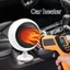 POP Hiệu Quả 12V Phụ Kiện Làm Nóng Ô Tô Mini Di Động Kính Chắn Gió Defroster Với Góc Có Thể Điều Chỉnh Cho Mùa Đông Lạnh Weat