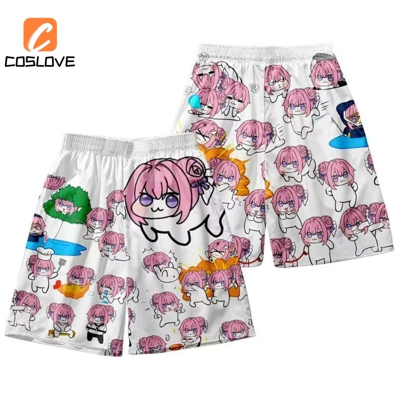 Trò chơi Anime GODSESS OF VICTORY: NIKKE Dorothy - Quầnshort cosplay hàng ngày với họa tiết Doro đáng yêu và phong cách ngộ nghĩnh