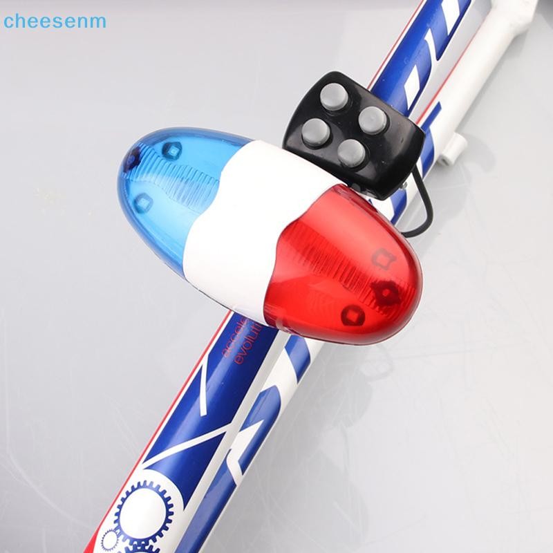 Cheenm 6 LED 4 Âm Thanh Xe Đạp Đèn Ô Tô Điện Tử Sừng Còi Còi Cho Trẻ Em Xe Đạp Xe Tay Ga Xe Đạp Phụ Kiện Đèn VN