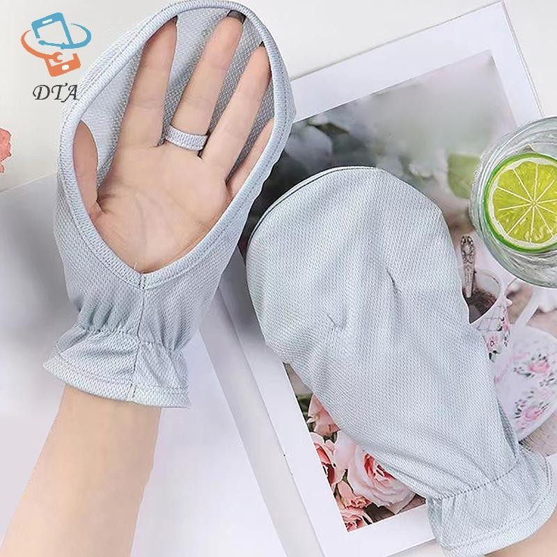 [DTA] Găng Tay Chống Tia UV Thoáng Khí Mỏng Nữ Găng Tay Nữ Thể Thao Ngoài Trời Găng Tay Đi Xe Đạp Găng Tay Găng Tay Mùa Hè VN