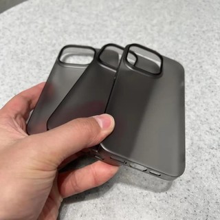 Ốp điện thoại trong suốt mờ siêu mỏng mờ cho iPhone 17 air 16 Pro 15 14 Plus 13 12 Pro Max Ốp lưng da mỏng chống sốc