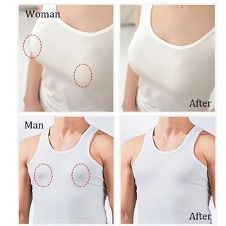 2 Miếng Dán Núm Vú Vô Hình Dùng Một Lần - Miếng Dán Ngực Không Dệt Thoáng Khí Cho Nam Nữ
