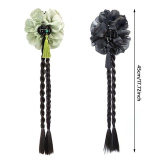Kẹp móng vuốt tua rua và bộ tóc bện MIKYCO, phong cách Trung Quốc, phù hợp với style Hanfu dành cho nữ