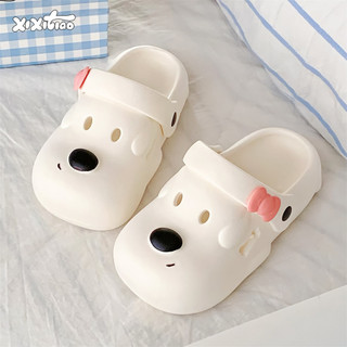 Xixitiao Những Đôi Sandal Họa Tiết Cún Con Ngọt Ngào Và Dễ Thương Dành Cho Nữ Hoàn Hảo Cho Mùa Hè Đi Biển