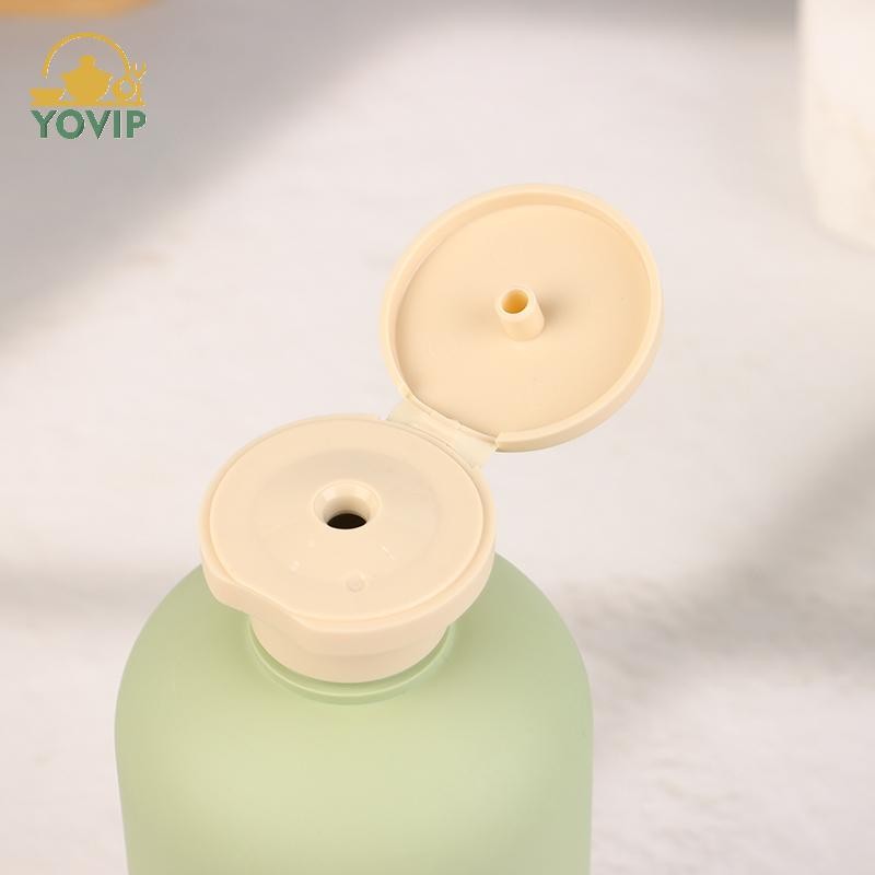 YOVIP 100ML-500ML Bơ Dầu Gội Nhựa Xanh Sữa Tắm Tạo Bọt Xà Phòng Hộp Đựng Chai Có Thể Đổ Lại Flip Lotion Chai VN