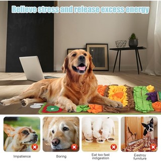 Thảm Snuffle Cho Chó Giống Lớn, Đồ Chơi Xếp Hình Cho Ăn Chậm & Tìm Kiếm Thức Ăn Cho Chó, Thảm Xốp 32 '' X 20 '' Cho Chó, Đồ Chơi Cho Chó Giảm Lo Âu