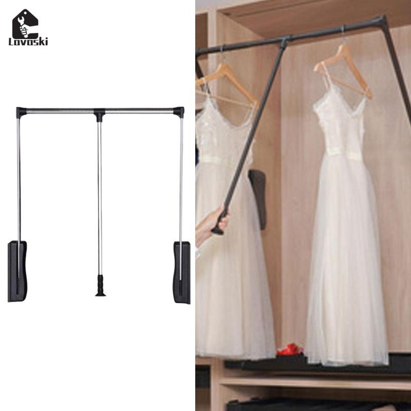Có Thể Điều Chỉnh Tủ Quần Áo Nâng Đường Sắt Tổ Chức Đệm Đôi Giảm Chấn Phụ Kiện Đa Năng Nhẹ Dễ Dàng Lắp Đặt Bên | BigBuy360 - bigbuy360.vn