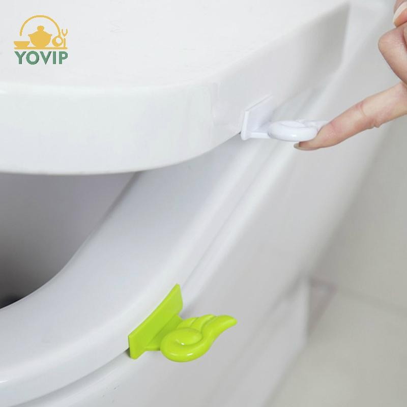 YOVIP Vỏ Vệ Sinh Mịn Nâng Cánh Giá Đỡ Dễ Thương Bằng Tay Vệ Sinh Ghế Vệ Sinh Đồ Dùng Nâng Nắp Cạnh VN