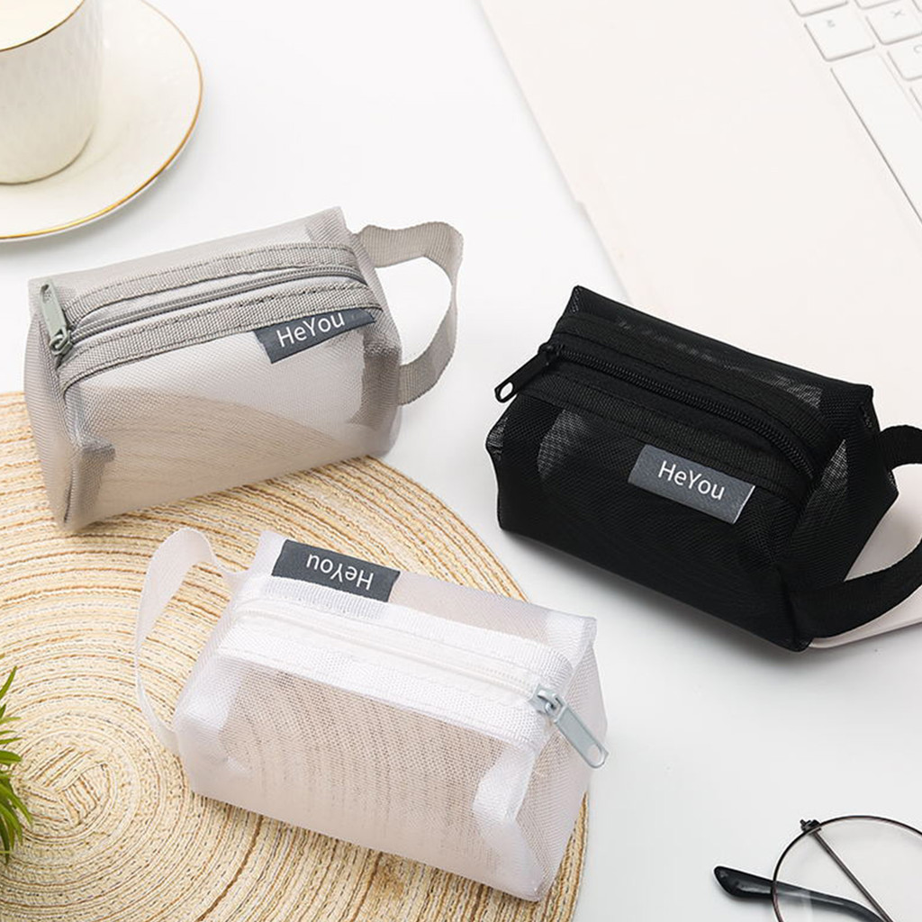 Túi đựng đồ vệ sinh di động Thiết kế lưới nhẹ bền bỉ Túi du lịch cho mỹ phẩm Đồ vệ sinh Chăm sóc da