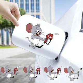 【MOTEX】Decal Dán Xe nắp bình xăng Jerry, decal dán xe chất liệu PVC cao cấp
