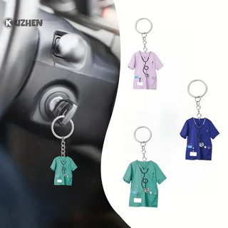 KUZHEN Sang Trọng Nha Sĩ Trang Phục Mặt Dây Chuyền Móc Khóa Bác Sĩ Y Tá Theo Chủ Đề 2D Phẳng Acrylic Túi Trang Trí Quyến Rũ Trang Trí Quà Tặng HOT