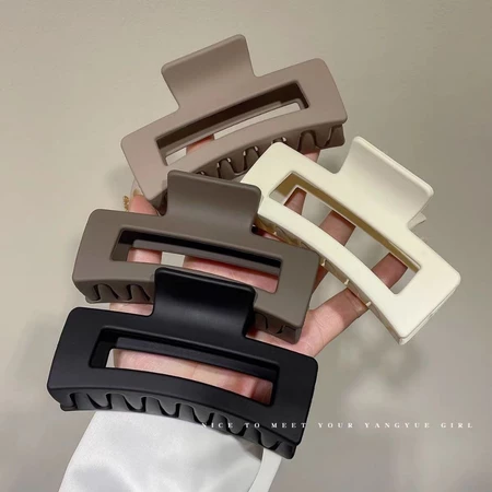 Kẹp Tóc Cua Acrylic Vuông Thời Trang Phong Cách Hàn Quốc Bé Gái Kẹp Tóc Hợp Thời Trang Thanh Lịch Phụ Kiện Tóc