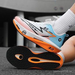 Giày chạy bộ marathon bảng carbon khóa xoay, chống trơn trượt