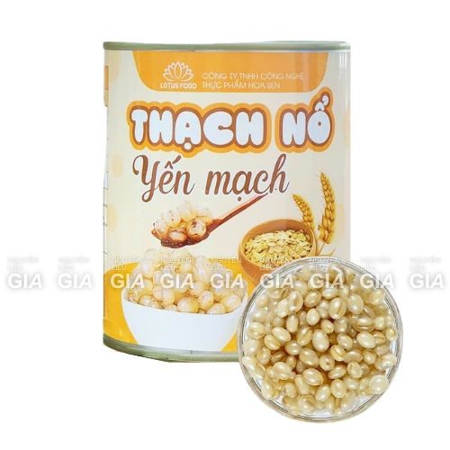 Hạt nổ nủ năng, hạt nổ yến mạch Lotus lon 900g