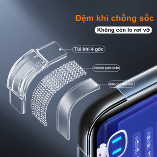 Ốp lưng iPad trong suốt silicone mềm chống sốc túi khí 4 góc cho iPad Mini 3 4 5 6 7 Air 3 4 5 6 Gen 8 9 10 Pro 11 12.9