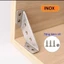 Bộ 16 món Great Value，Bát ke vuông góc INOX đa năng 90 độ - Ke góc vuông bản rộng dày dặn