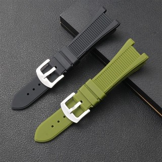 Dây đeo đồng hồ silicon cho Patek PP 5711 / 5712 / 5726 / 5980 Vòng đeo tay đồng hồ cao su 25mm * 13mm Dây đeo đồng hồ thay thế cho nam nữ