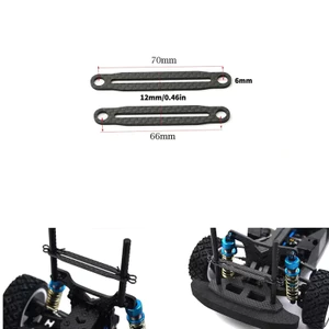 Vỏ xe bằng sợi Carbon Phụ kiện gia cố trụ cột thân xe Tamiya TT02 XV02 XV01 RC Car