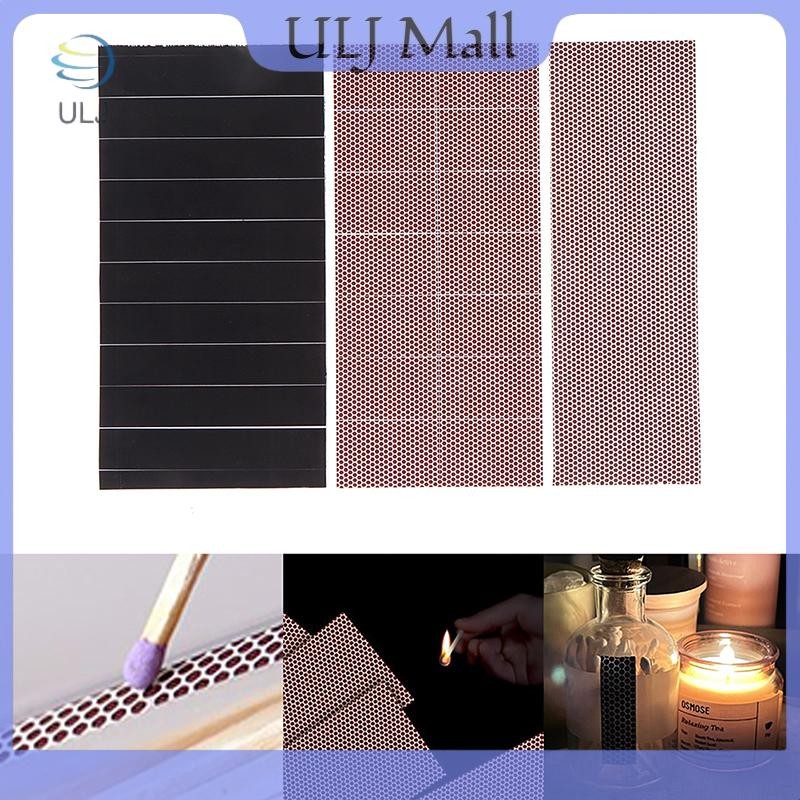 ULJ 1 tờ Match Striker Paper Nhãn dán tự dính Diy Manual Match Eraser Phosphorus Paper.