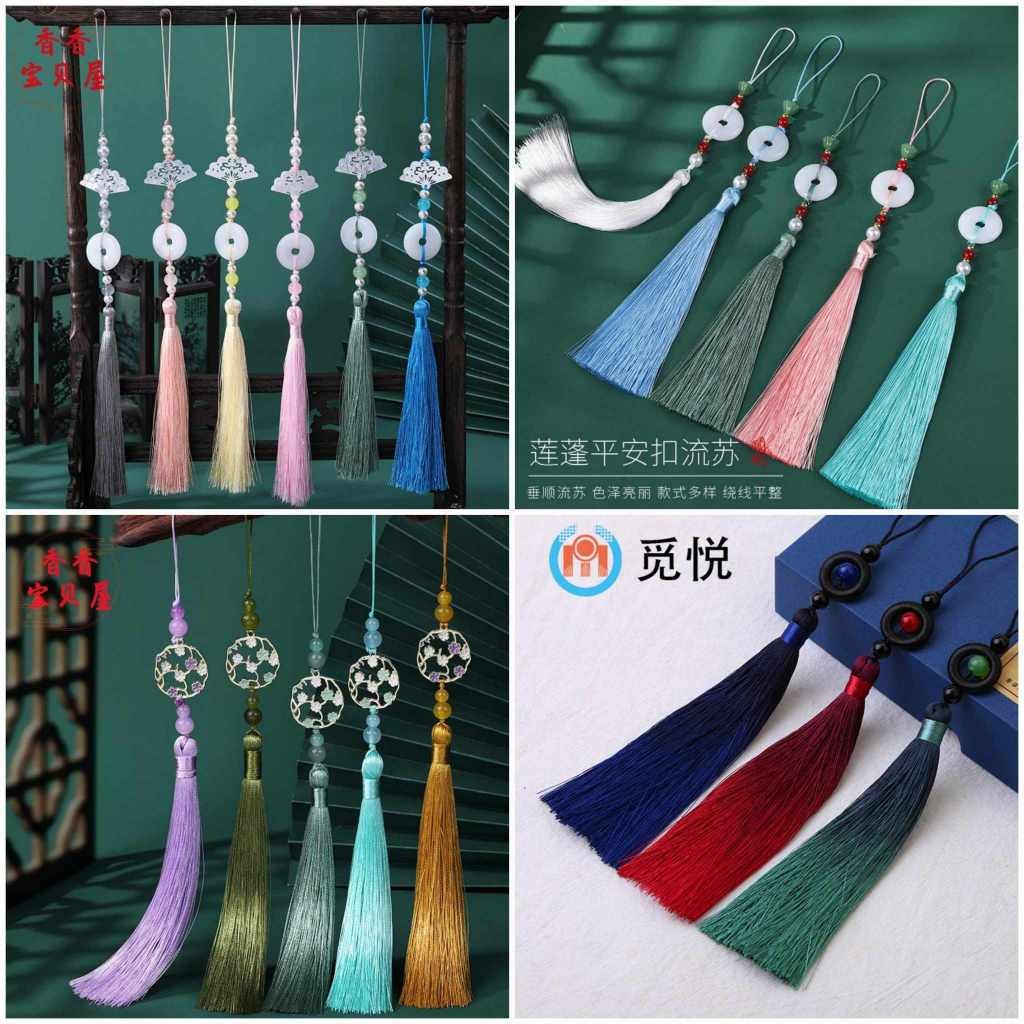 Tua rua cổ trang nhiều mẫu, Phụ kiện trang trí, treo quạt, treo điện thoại