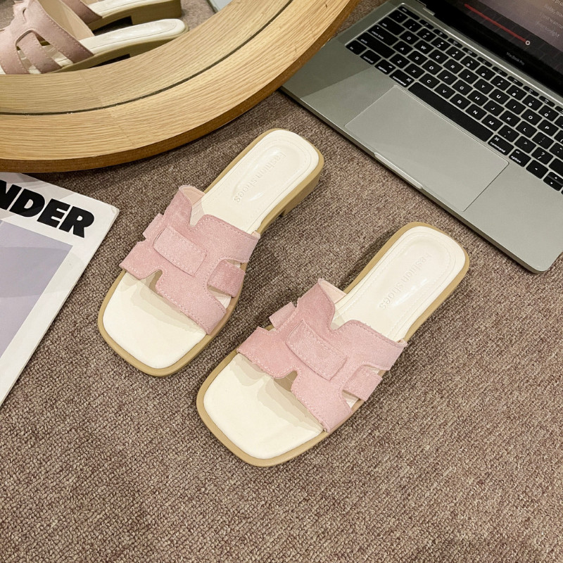 Dép Sandal Nữ Atikota Thời Trang Đa Năng Màu Trơn Thoải Mái Nhẹ Dép Thường Ngày