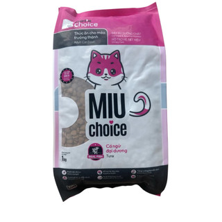 COMBO 2, 3, 4, 5 Gói Hạt Miu Choice Túi 1kg Vị Cá Ngừ - Hạt Cho Mèo Mọi Độ Tuổi - Thức Ăn Cho Mèo Pet Hub