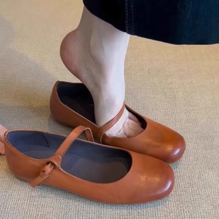 Giày ba lê miệng nông đơn giản