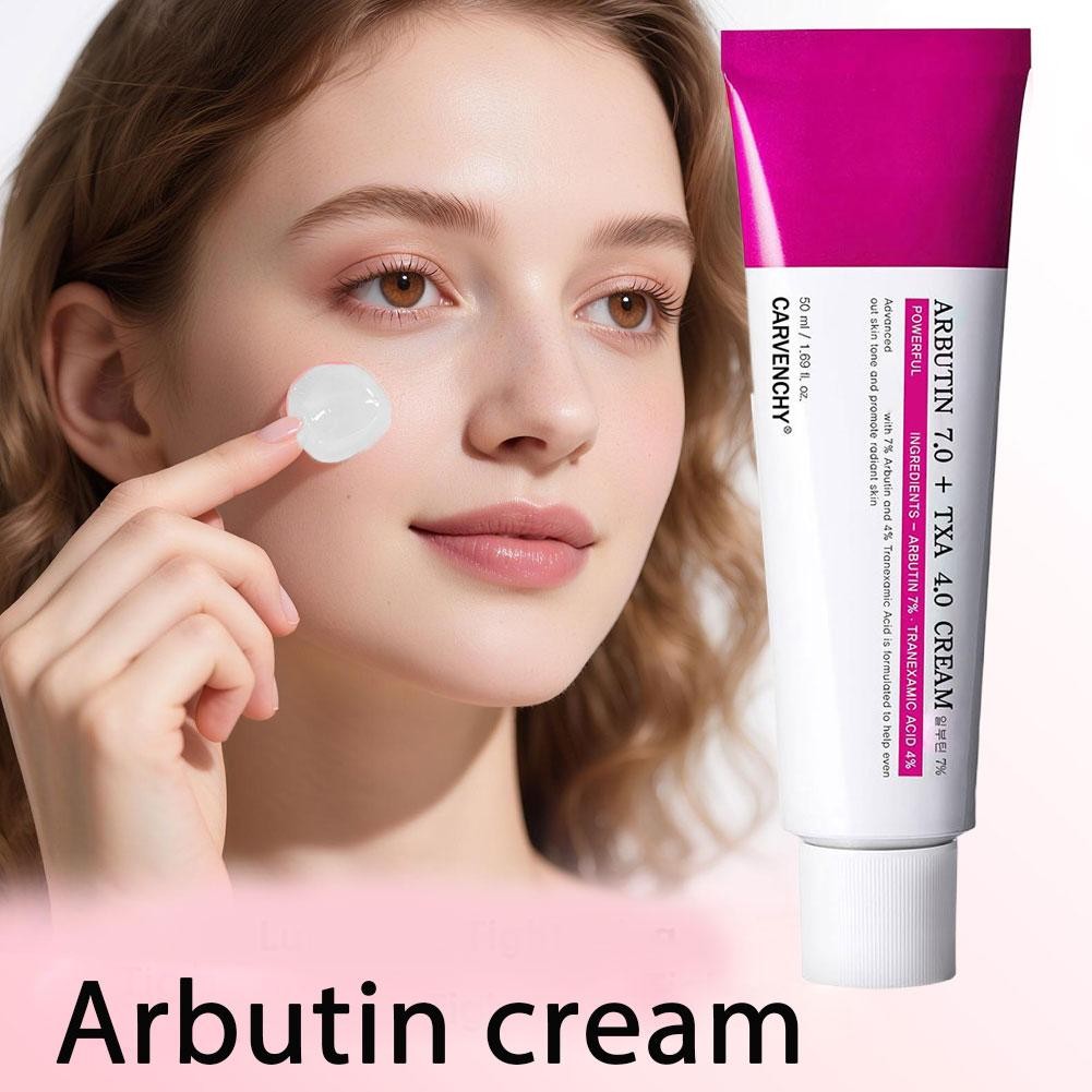 50ml Kem Arbutin Làm sáng da tông màu Cải thiện da xỉn màu Kem dưỡng ẩm làm săn chắc da sâu B2y9