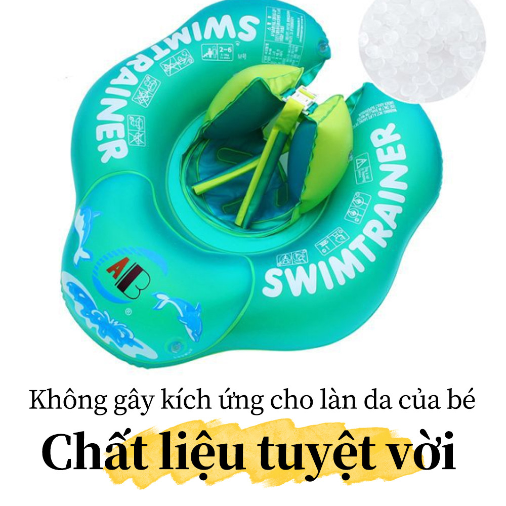 ABC phao bơi chống lật cho bé từ 3-12M chống lật hãng Mambo Baby cao cấp chất liệu xốp Pearl Foam an toàn cho trẻ nhỏ