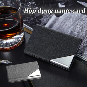 Tay áo danh thiếp, Hộp đựng name card, thời trang và tiện lợi, chất liệu da PU cao cấp