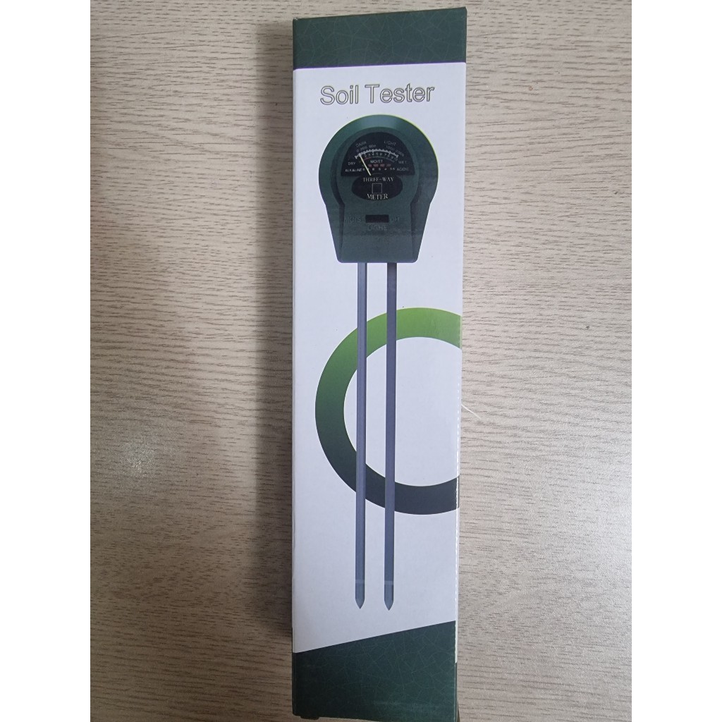 【COD】Máy Đo Độ PH Đất 3 Trong 1 – Đo pH, Độ Ẩm, Ánh Sáng, Dụng Cụ Làm Vườn Trồng Cây Nông Nghiệp