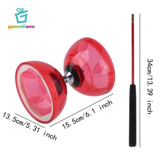 Gamchiano Trung Quốc Diabolo Bộ Đồ Chơi Vui Vẻ Cổ Điển Ba Vòng Bi Cho Người Lớn Trẻ Em Người Mới Bắt Đầu