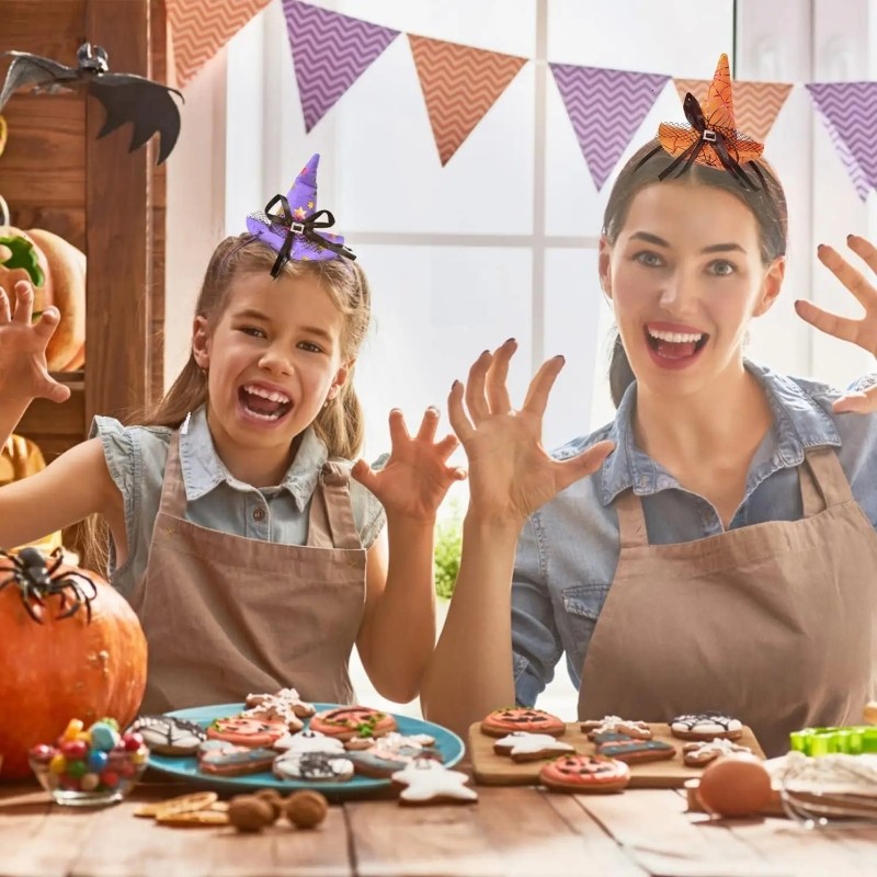 Lễ hội Halloween - Bộ phụ kiện đầu lâu, mũ bí ngô và phù thủy