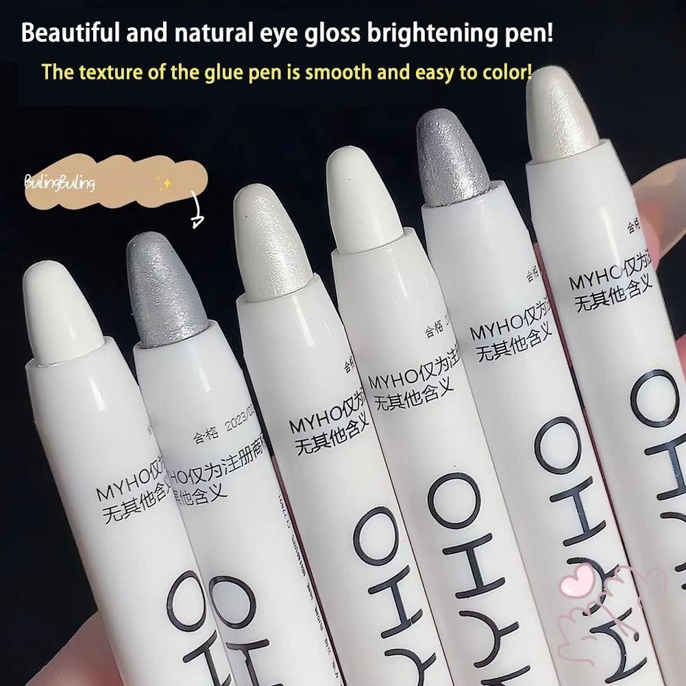 Pearl White Silvery Matte Highlighter - Phấn mắt làm sáng mắt cho mắt rách
