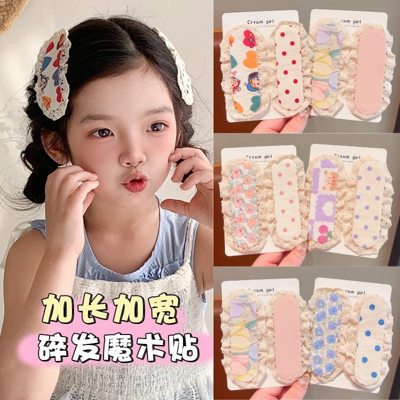 Set 4 Miếng Dán Tóc Magic Dán Hoa Dễ Thương Thời Trang Hàn Quốc - Phụ Kiện Tóc