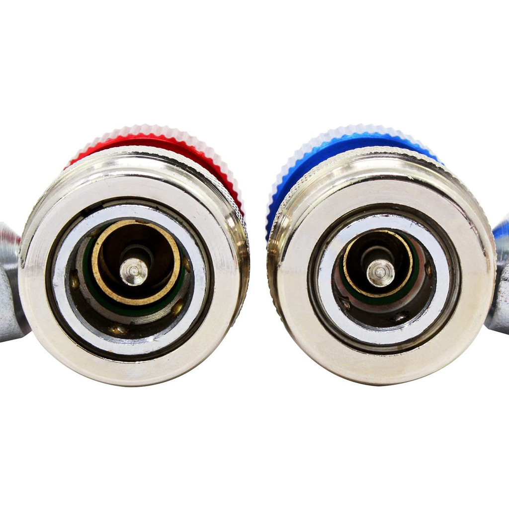 【COD】Bộ Chuyển Đổi Nối Nhanh Điều Hòa Ô Tô – Đầu Cắm Nhanh Nạp Gas Cao/Thấp Áp Màu Đỏ Xanh