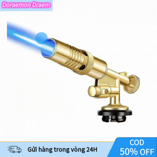 【COD】Đèn Pin Khò Gas Mini – Lõi Đồng Ống Dài, Đánh Lửa Tự Động, Dùng Làm Hàn, Đốt