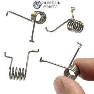FANIELLAPOWELL 10 Chiếc Xoắn Trở Lại Lò Xo, Dây Thép Máy Bơm Khác Má Phanh Lò Xo, Hệ Thống Phanh Đĩa Lò Xo Mô-men Xoắn Xe Đạp Xe Điện Xe Máy Phanh Sau Miếng Lót Lò Xo