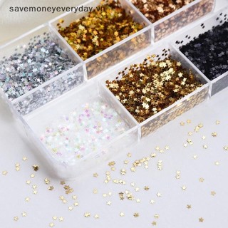 [savemoneyeveryday] 1mm Ngôi Sao Lấp Lánh Móng Tay Lấp Lánh Lấp Lánh Pentagram Trang Trí Móng Tay Thiết Kế Salon Móng Tay Phụ Kiện Dễ Thương DIY Nail Art Design [vn]
