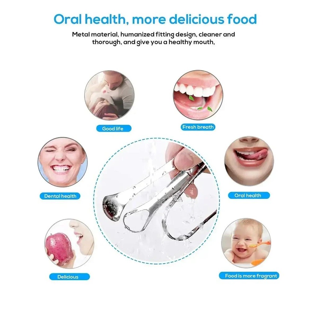 Cao Cấp 1 Cái / 3 Chiếc Kim Loại Lưỡi Cạo Bụi Cho Người Lớn & Trẻ Em, Bàn Chải Cạo Lưỡi Bằng Thép Không Gỉ Di Động Để Loại Bỏ