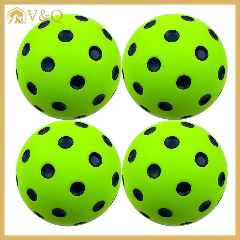 Littleloves1 1 / 3 Bóng Pickleball Trong Nhà 74mm Huấn Luyện Mái Chèo Xốp Pickleball Mềm Im Lặng Cho Cạnh Tranh Và Thực Hành EN