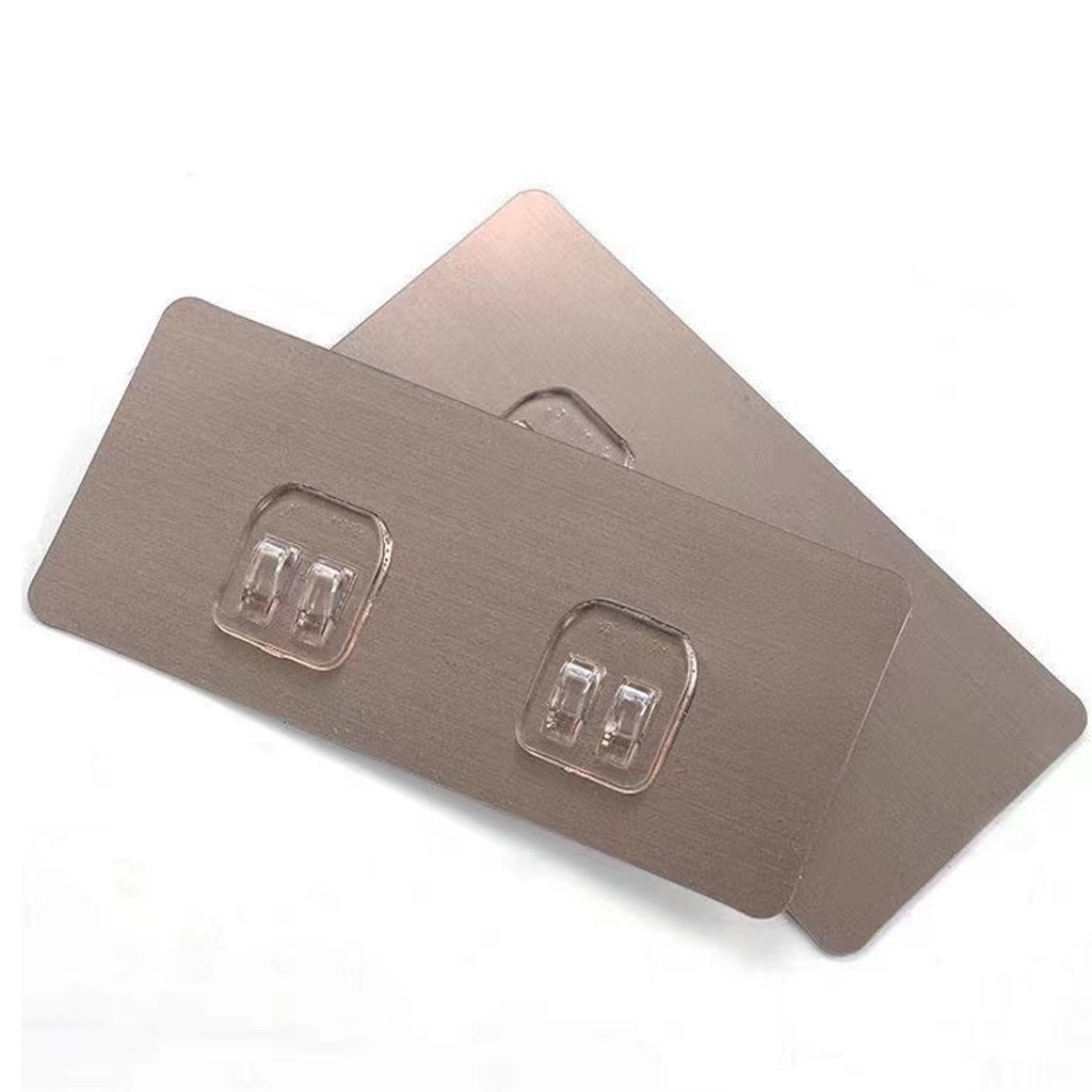 COMBO 2 Miếng Dán Tường Cho Kệ Nhà Tắm Kệ Inox Nhà Bếp Chất Liệu PVC Dán Tường Siêu Chắc
