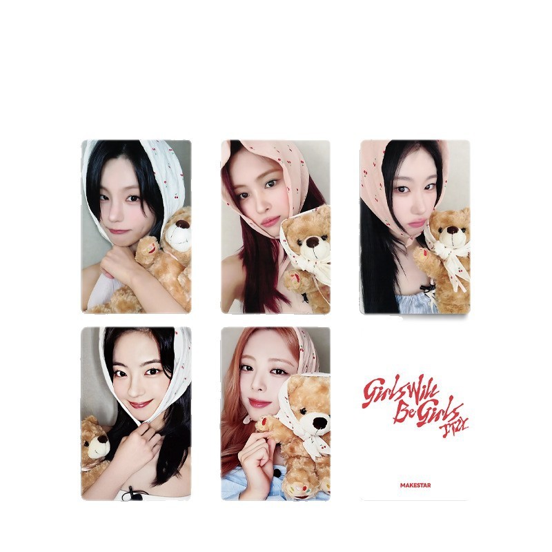 2-7 Cái / bộ ITZY Girls Will Be Girls Album Lomo Card Yeji AIR STARRIVER GOLD JYP YES24 Algorhythm Photocards MAKESTAR Chaeryeong Yuna Lia Ryujin Kpop Bưu Thiếp YM