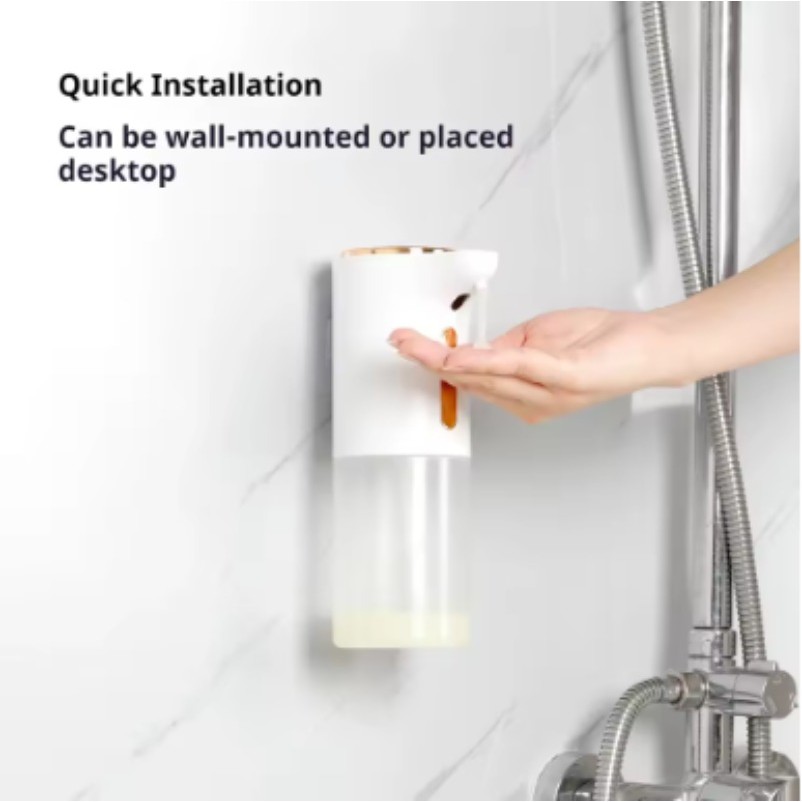 Hộp đựng xà phòng xốp không chạm thông minh Cảm biến tự động 3 tốc độ, Máy rửa tay điện tường / máy tính để bàn cho phòng tắm