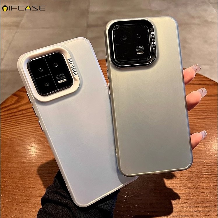 Dành Cho Xiaomi 14T Mi 11 10 Pro Ultra Lite 10S A3 Ốp Điện Thoại Laser Sáng Bóng Lấp Lánh Kinh Doanh Mờ Mờ Sang Trọng Bé Trai Bé Gái Đen Trắng Bạc Vỏ Đơn Giản Ốp Lưng